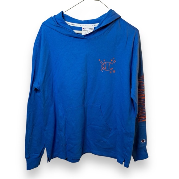 Champion Tops - Champion women’s blue jay middle weight t shirt hoodie small